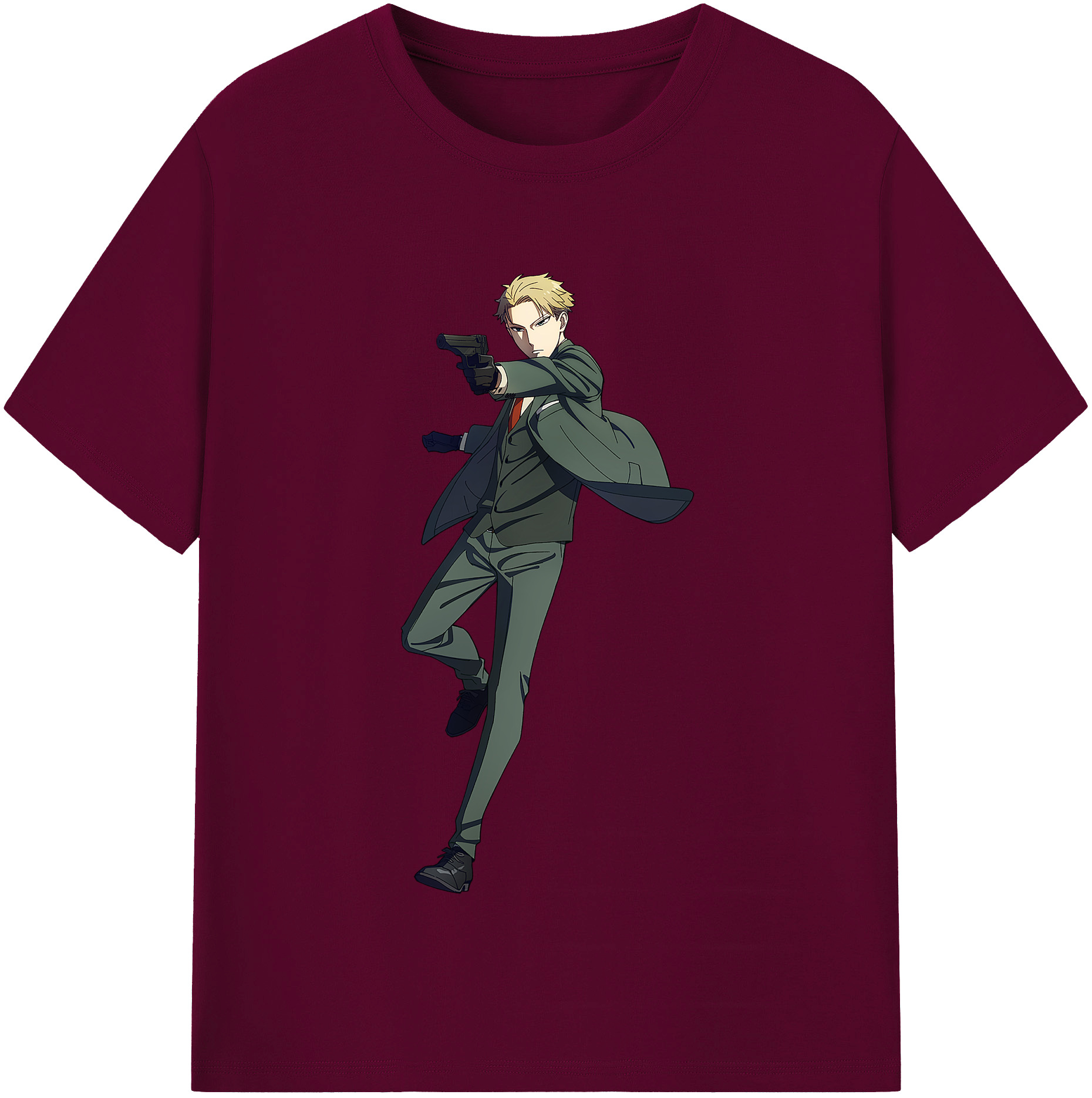 （画像用） SPY×FAMILY间谍家家酒 レディースカジュアルプリントTシャツ（綿100％）